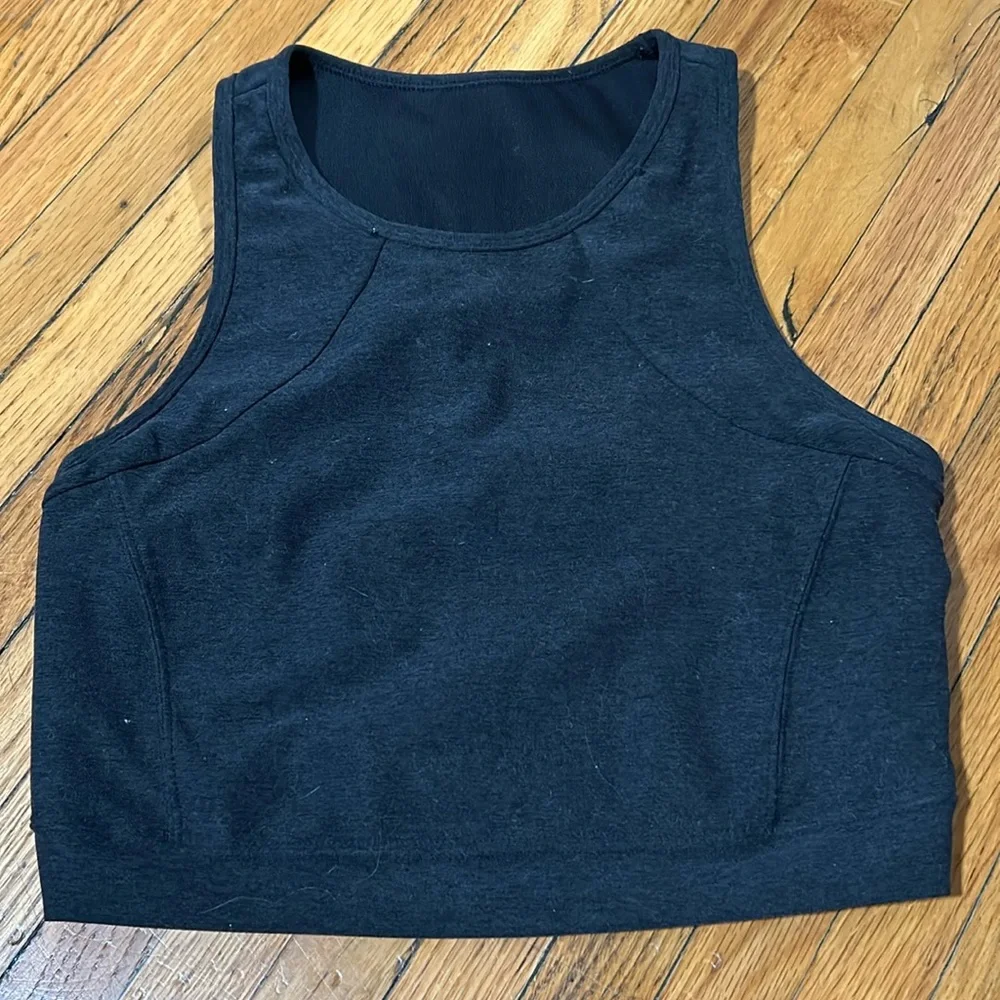 High neck longline bra - Picture 1 of 3